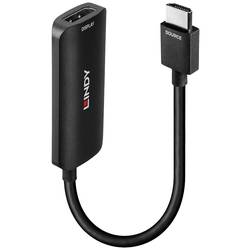 LINDY 38329 HDMI adaptér [1x HDMI® - 1x DisplayPort, Micro USB] černá 0.157 m