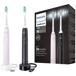 Philips Bodycare Philips Sonicare Serie 3100 elektrický kartáček na zuby, černá, bílá, HX3675/15
