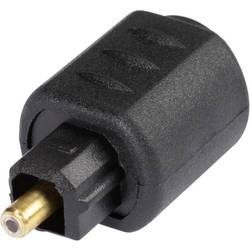 Hicon POF-723 Toslink audio adaptér [1x Zástrčka MiniPlug - 1x Toslink zástrčka (ODT)] černá