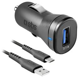 sbs mobile Auto-Ladeset mit Micro-USB USB nabíječka 10 W do auta, pro nákladní vozidla Výstupní proud (max.) 2.1 A Počet výstupů: 2 x USB