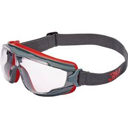 3M Goggle Gear 500 GG501 uzavřené ochranné brýle vč. ochrany proti zamlžení šedá, červená