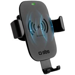 sbs mobile TESUPGRAVWIRLITE10W upevnění na ventilační mřížku držák mobilního telefonu do auta s funkcí indukčního nabíjení 55 - 90 mm