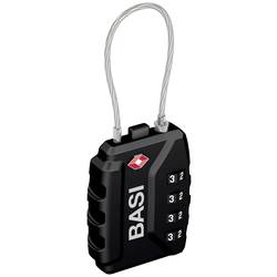 Basi 6100-0625 zámek na kufr 37 mm TSA černá na heslo