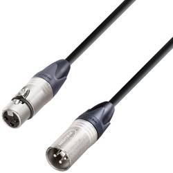 AH Cables KM3FMBLK XLR propojovací kabel [1x XLR zásuvka - 1x XLR zástrčka] 3.00 m černá