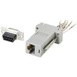 TRU COMPONENTS D-SUB adaptér D-SUB zásuvka 9pólová - RJ45 zásuvka 1 ks