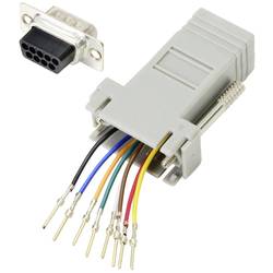 TRU COMPONENTS D-SUB adaptér D-SUB zástrčka 9pólová - RJ45 zásuvka 1 ks