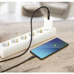 Renkforce USB kabel USB 3.2 Gen1 USB-A zástrčka, USB-C ® zástrčka 0.50 m černá PVC plášť, flexibilní provedení RF-4995170