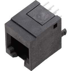 BEL Stewart Connectors 1410-4000-07 Modulární vestavná zásuvka 1410-4000-07 zásuvka, rovná počet pólů: 6P6C černá 1 ks