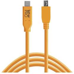 Tether Tools USB kabel USB 2.0 USB-C ® zástrčka, USB Mini-B zástrčka 4.60 m oranžová CUC2415-ORG