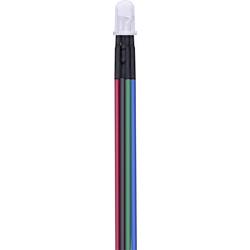 TRU COMPONENTS T1810O103 sada LED RGB kulatý 3 mm 1000 mcd, 4000 mcd, 2000 mcd 30 ° 25 ks