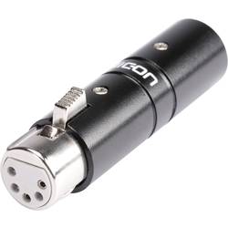 Hicon HI-X3X5-MF XLR adaptér XLR zástrčka - XLR zásuvka 1 ks