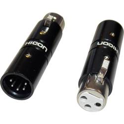 Hicon HI-X3X5-FM XLR adaptér XLR zásuvka - XLR zástrčka 1 ks