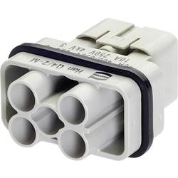 Harting Han Q 4/2 M-c 09120063041 vložka pinového konektoru, seria Han® Q, 1 ks
