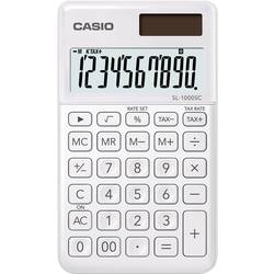 Casio SL-1000SC kapesní kalkulačka bílá Displej (počet míst): 10 solární napájení, na baterii (š x v x h) 71 x 9 x 120 mm