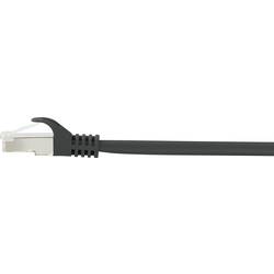 Renkforce RF-4732884 RJ45 síťové kabely, propojovací kabely CAT 5e F/UTP 5.00 m černá s ochranou 1 ks