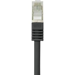 Renkforce RF-4732884 RJ45 síťové kabely, propojovací kabely CAT 5e F/UTP 5.00 m černá s ochranou 1 ks