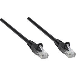 Intellinet 318761 RJ45 síťové kabely, propojovací kabely CAT 6A S/FTP 1.00 m černá jednoduché stínění, kompletní stínění, bez halogenů 1 ks