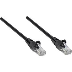 Intellinet 318754 RJ45 síťové kabely, propojovací kabely CAT 6A S/FTP 0.50 m černá jednoduché stínění, kompletní stínění, bez halogenů 1 ks