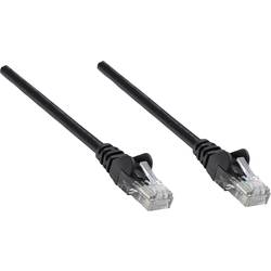 Intellinet 739856 RJ45 síťové kabely, propojovací kabely CAT 6 S/FTP 1.50 m černá fóliové stínění, stínění pletivem, bez halogenů 1 ks