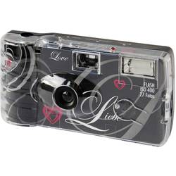 Topshot Love Black jednorázový fotoaparát 1 ks s vestavěným bleskem