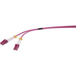 Renkforce RF-4942830 optické vlákno optické vlákno kabel [1x zástrčka LC - 1x zástrčka LC] 50/125 µ Multimode OM4 1.00 m