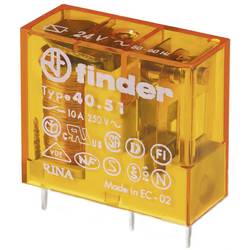 Finder 40.51.8.024.0000, 40.51.8.024.0000 relé do DPS, monostabilní, 1 cívka, 250 V/AC, 12 A, 1 ks