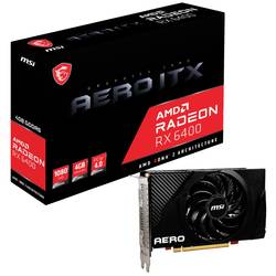 MSI Gaming grafická karta AMD Radeon RX 6400 Aero ITX 4 GB SDRAM GDDR6 PCIe HDMI™, DisplayPort AMD FreeSync