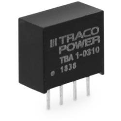 TracoPower TBA 1-0311 DC/DC měnič napětí do DPS 200 mA 1 W Počet výstupů: 1 x Obsah 1 ks