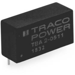 TracoPower TBA 2-0513 DC/DC měnič napětí do DPS 130 mA 2 W Počet výstupů: 1 x Obsah 1 ks
