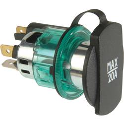 ProCar Zásuvka Power s pružným kolíkem Proudová zatížitelnost (max.)=20 A Vhodný pro Zástrčka do zapalovače Zásuvka Power 12 V, 24 V