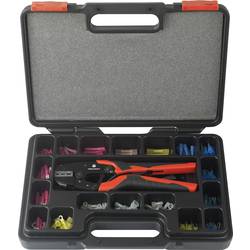 TOOLCRAFT HJ540168BC-A1A5 TO-7104990 sada krimpovacích kleští 168dílný smršťovací spojka , lisovací spojky 0.5 do 8 mm² vč. krimpovacího sortimentu v kufru ,