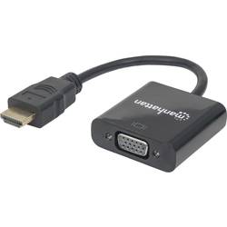 Manhattan 151467 HDMI / VGA adaptér [1x HDMI zástrčka - 1x VGA zásuvka] černá 0.26 m