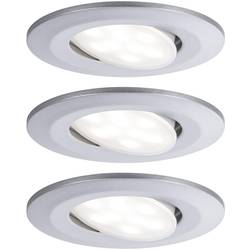 Paulmann Calla LED vestavné koupelnové svítidlo sada 3 ks 18 W IP65 chrom (matný)