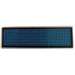 LED štítek se jménem modrá 44 x 11 Pixel (š x v x h) 93 x 30 x 6 mm 125909