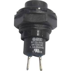 TRU COMPONENTS TC-R13-502A-05BK, 1587730 tlačítko, 12.7 mm, 250 V/AC, 1.5 A, 1 ks