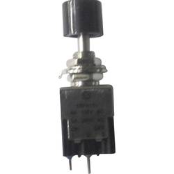 TRU COMPONENTS TC-PA101A1BK, 1587790 tlačítkový spínač, 6.2 mm, 250 V/AC, 3 A, 1 ks