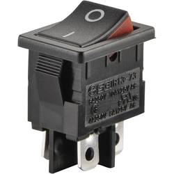 TRU COMPONENTS 1587540 kolébkový spínač TC-R13-73A2-02 250 V/AC 6 A 2x vyp/zap s aretací 1 ks