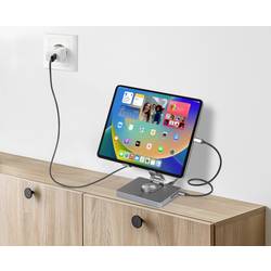 Renkforce USB-C® dokovací stanice RF-TD9in1-001 Vhodné pro značky (dokovací stanice pro notebook): univerzální Integrovaný držák