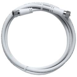 Axing SAT kabel [1x F zástrčka - 1x F zástrčka] 3.50 m 85 dB bílá
