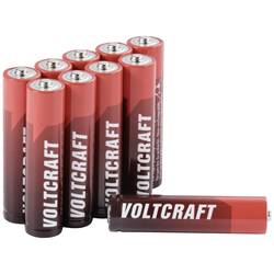 VOLTCRAFT Industrial LR03 mikrotužková baterie AAA alkalicko-manganová 1350 mAh 1.5 V 10 ks