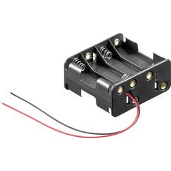 Goobay 81218 bateriový držák 8x AA kabel (d x š x v) 63 x 58 x 29.5 mm