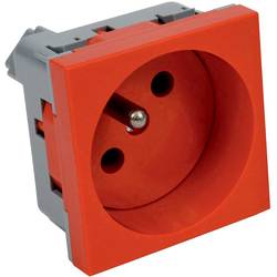KOPOS QP 45x45_BB přístrojová vložka jednonásobná zásuvka (d x š) 45 mm x 45 mm 1 ks červená