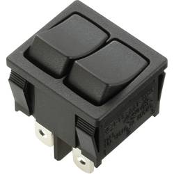 TRU COMPONENTS 1588077 kolébkový spínač TC-R13-33PAA-02 250 V/AC 6 A 2x vyp/zap s aretací 1 ks