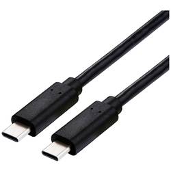 Roline Kabel USB-C USB 4.0 USB-C ® zástrčka 0.80 m černá stíněný 11029092