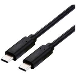 Roline USB kabel USB 4.0 USB-C ® zástrčka, USB-C ® zástrčka 0.80 m černá stíněný 11.02.9092