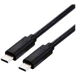 Roline USB kabel USB 4.0 USB-C ® zástrčka, USB-C ® zástrčka 1.00 m černá stíněný 11.02.9104