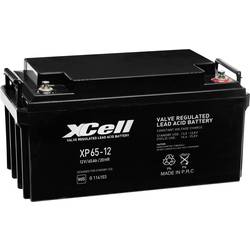XCell XP6512 XCEXP6512 olověný akumulátor 12 V 65 Ah olověný se skelným rounem (š x v x h) 348 x 178 x 167 mm šroubované M6 bezúdržbové, VDS certifikace