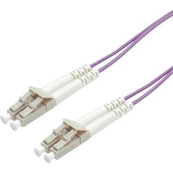 Roline 21.15.8850 optické vlákno optické vlákno kabel 0.50 m fialová [1x zástrčka LC - 1x zástrčka LC] 50/125 µ Multimode OM4
