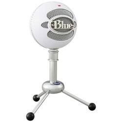 Blue Microphones Snowball na stojanu PC mikrofon Druh přenosu:kabelový, USB kabelový, USB bílá