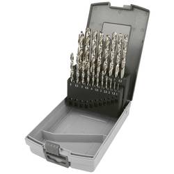 Heller Tools 29384 6 HSS-Co 5 sada spirálových vrtáku do kovu, 19dílná, Cobalt, broušený, DIN 338, válcová stopka, 1 sada